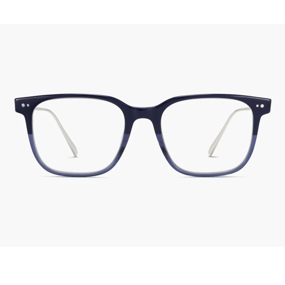 Warby Parker Caleb M 2124 Sunglasses- Midnight Fade Silver
